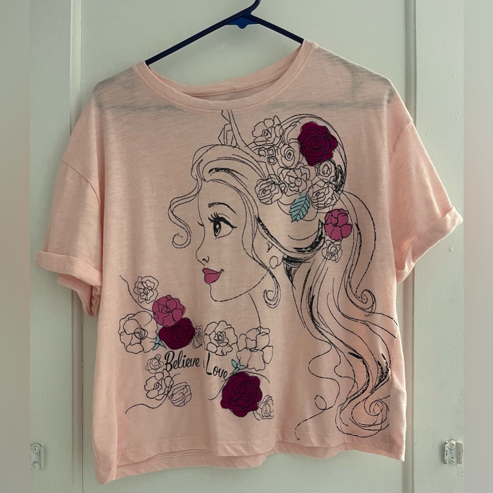 Disney Store Belle Believe in Love shirt